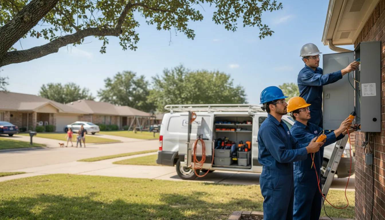 Certified electrician providing emergency electrical services in Crestwood, KY